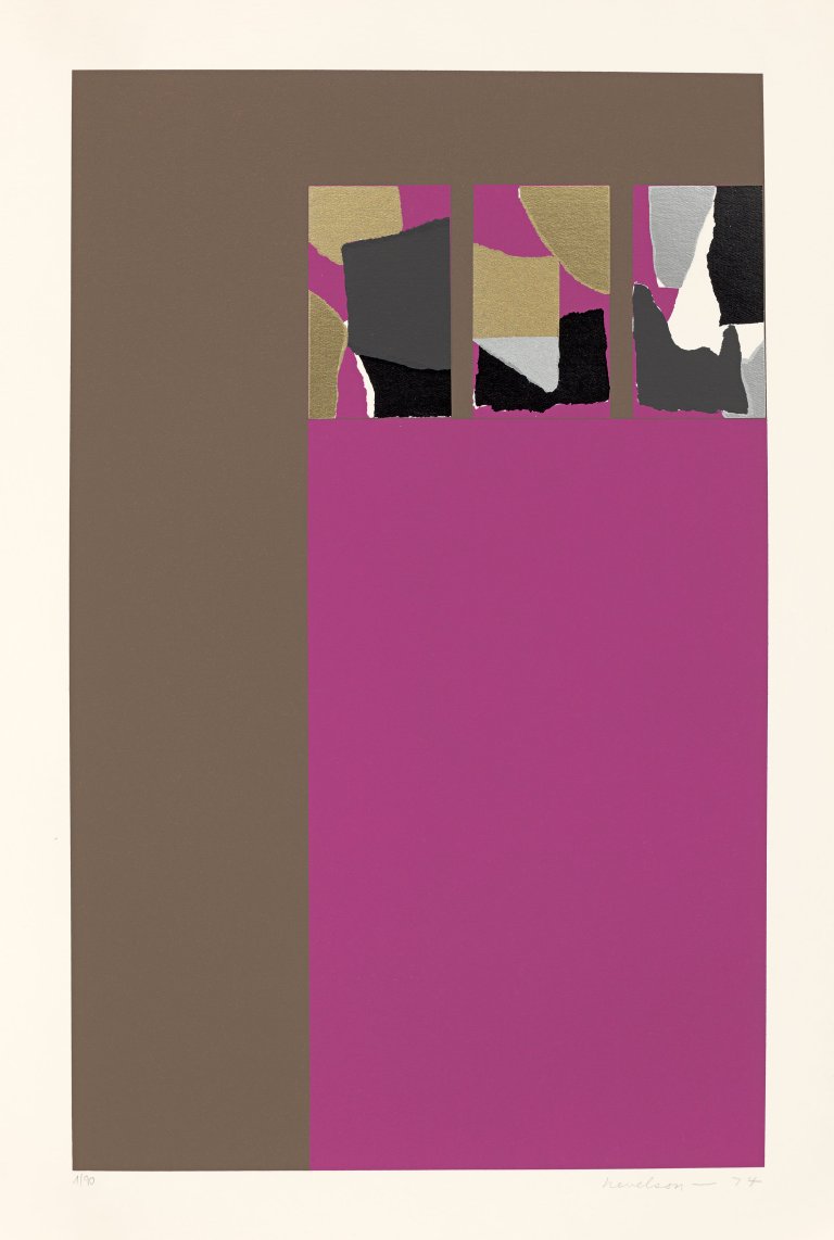 Auf diesem Bild ist das folgende Kunstwerk zu sehen: Louise Nevelson. „Hommage à Picasso“. 1974.