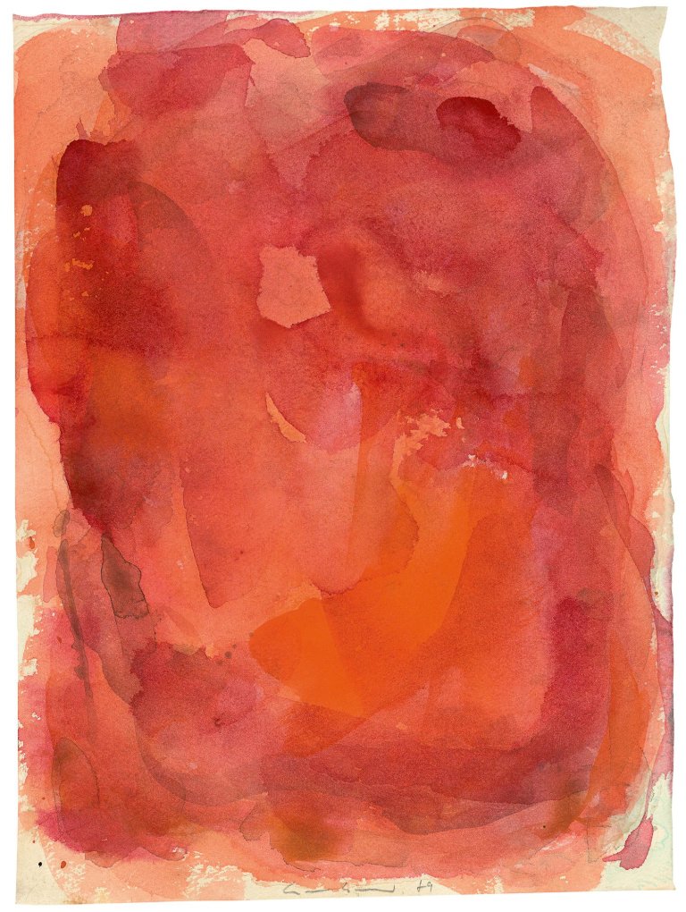 Auf diesem Bild ist das folgende Kunstwerk zu sehen: Gotthard Graubner. Ohne Titel. 1989.