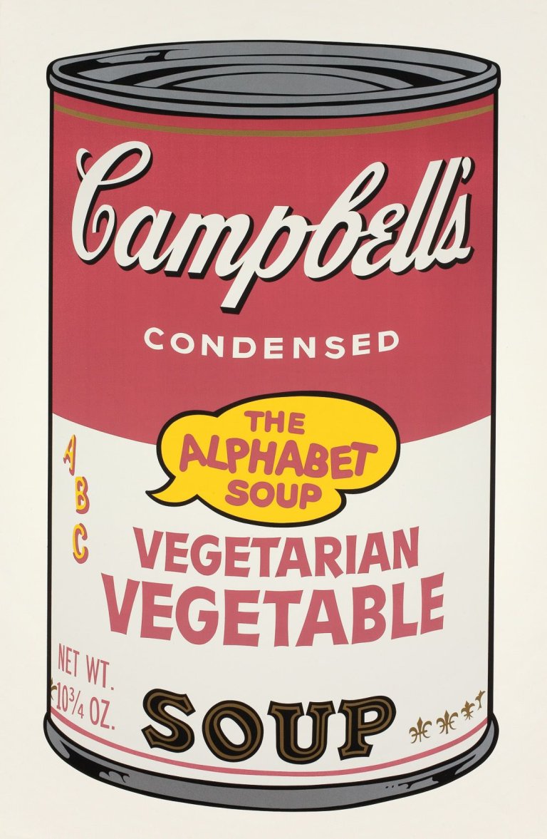 This picture shows the following artwork: Andy Warhol. Aus: „Campbell´s Soup II“. 1969.
