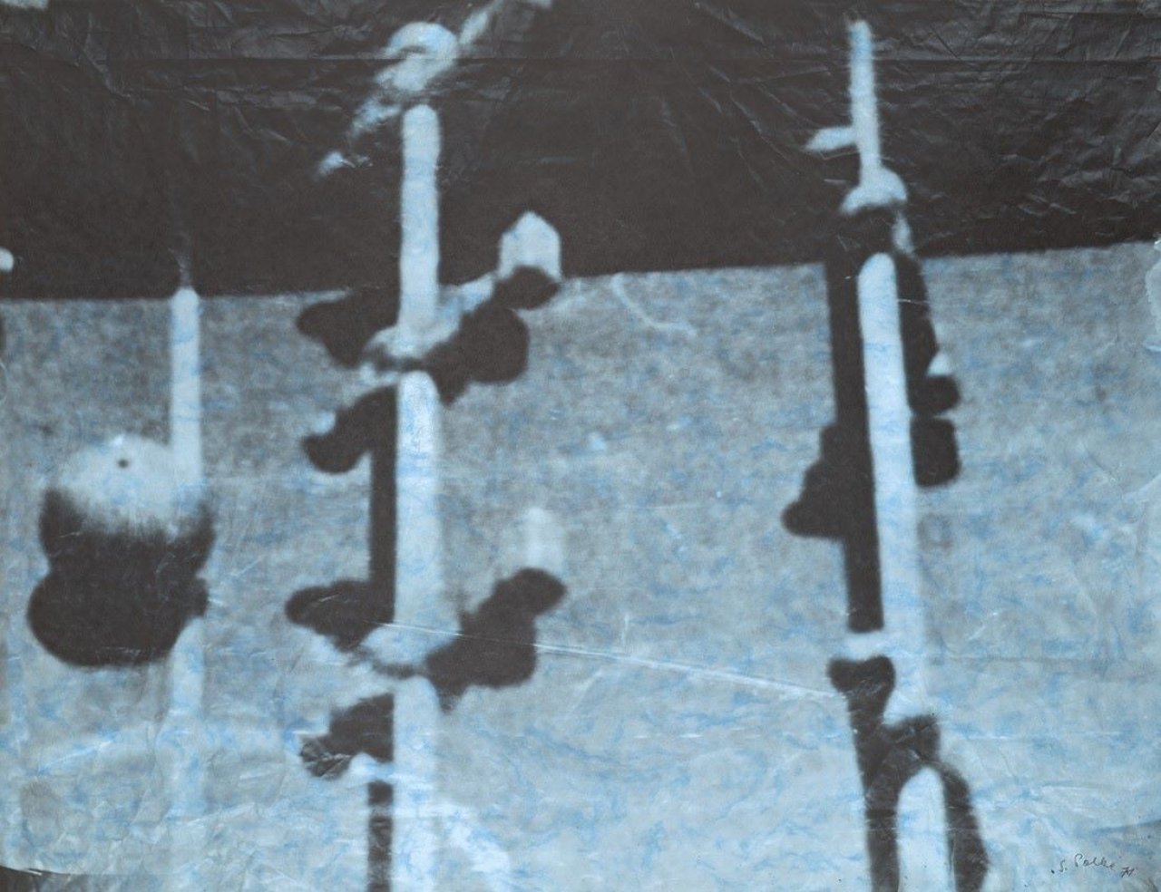 This picture shows the following artwork: Sigmar Polke. „Fernsehbild (Kicker) I – IV“. 1971.