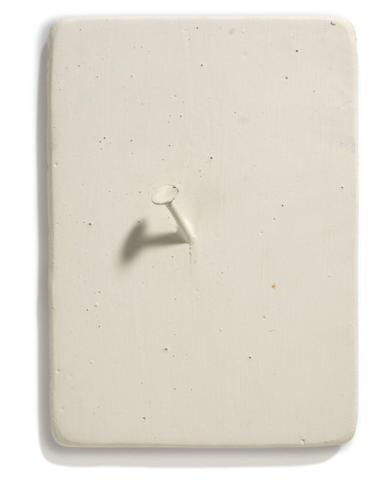 Auf diesem Bild ist das folgende Kunstwerk zu sehen: Günther Uecker. „Traffic paint“. 1966.