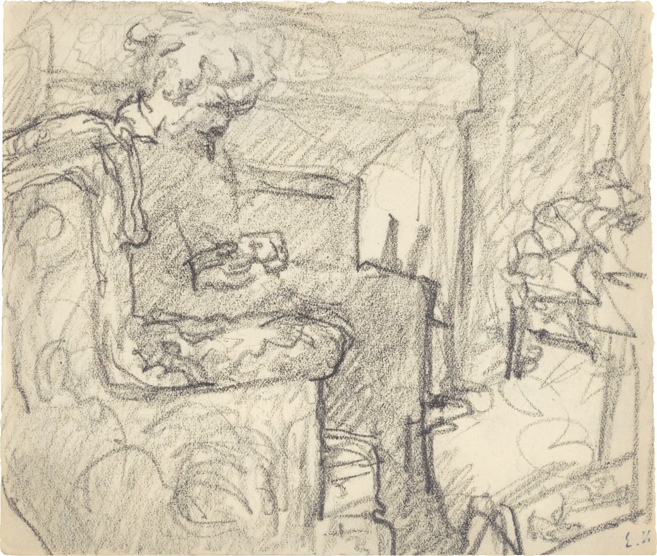 Catalog image of Madame Hessel in ihrem Salon. 1893