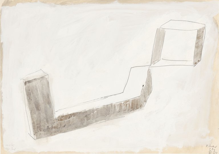 Auf diesem Bild ist das folgende Kunstwerk zu sehen: Franz Bernhard. Ohne Titel. 1974/75.