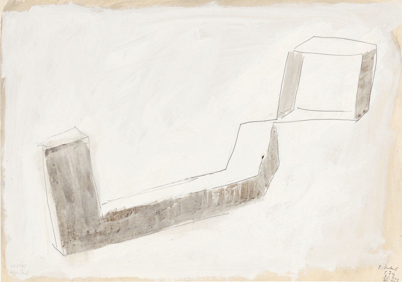 Auf diesem Bild ist das folgende Kunstwerk zu sehen: Franz Bernhard. Ohne Titel. 1974/75.