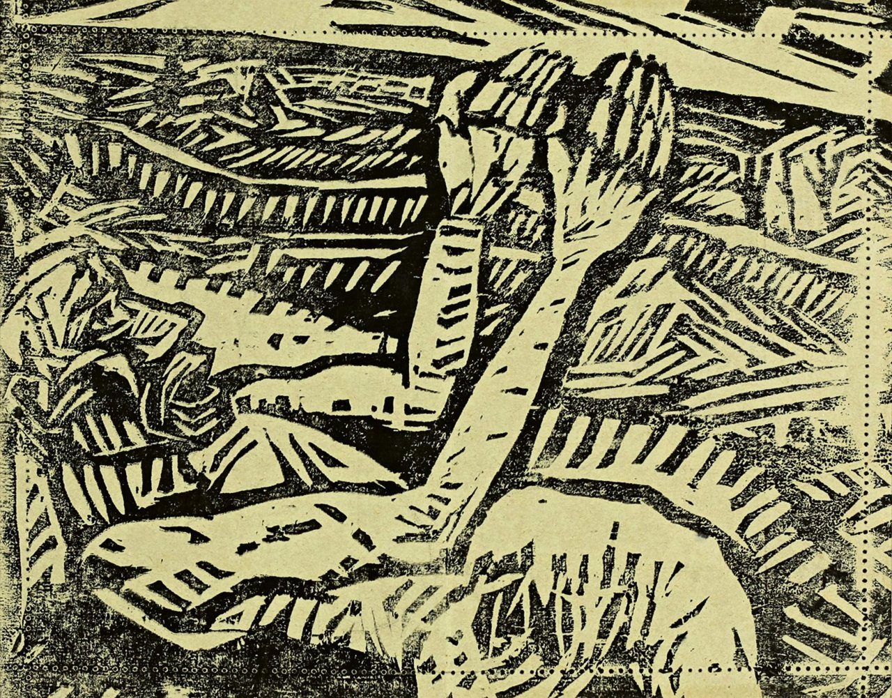This picture shows the following artwork: Erich Heckel. „Verwundeter“ (Ausschnitt). 1915.