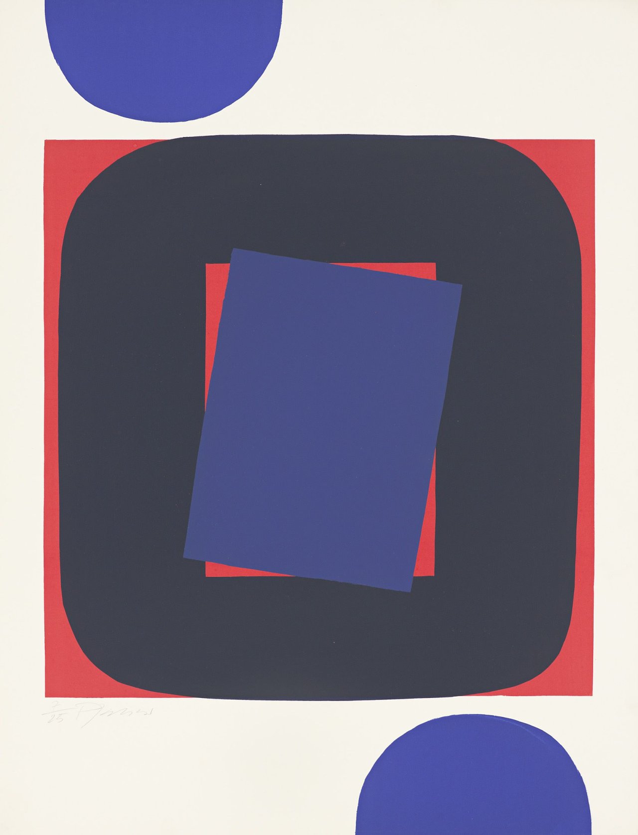 Auf diesem Bild ist das folgende Kunstwerk zu sehen: Georg Karl Pfahler. Aus: „Sp. o. R. Formativ“. 1963/64.