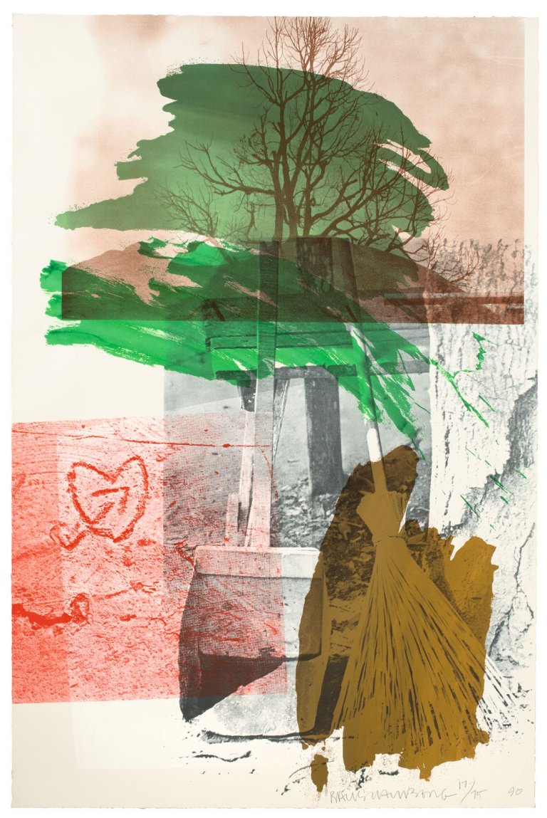Auf diesem Bild ist das folgende Kunstwerk zu sehen: Robert Rauschenberg. „Earth Day“. 1990.