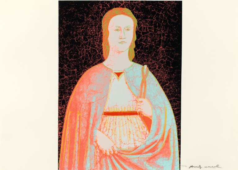 This picture shows the following artwork: Andy Warhol. „St. Apollonia“. 1984.