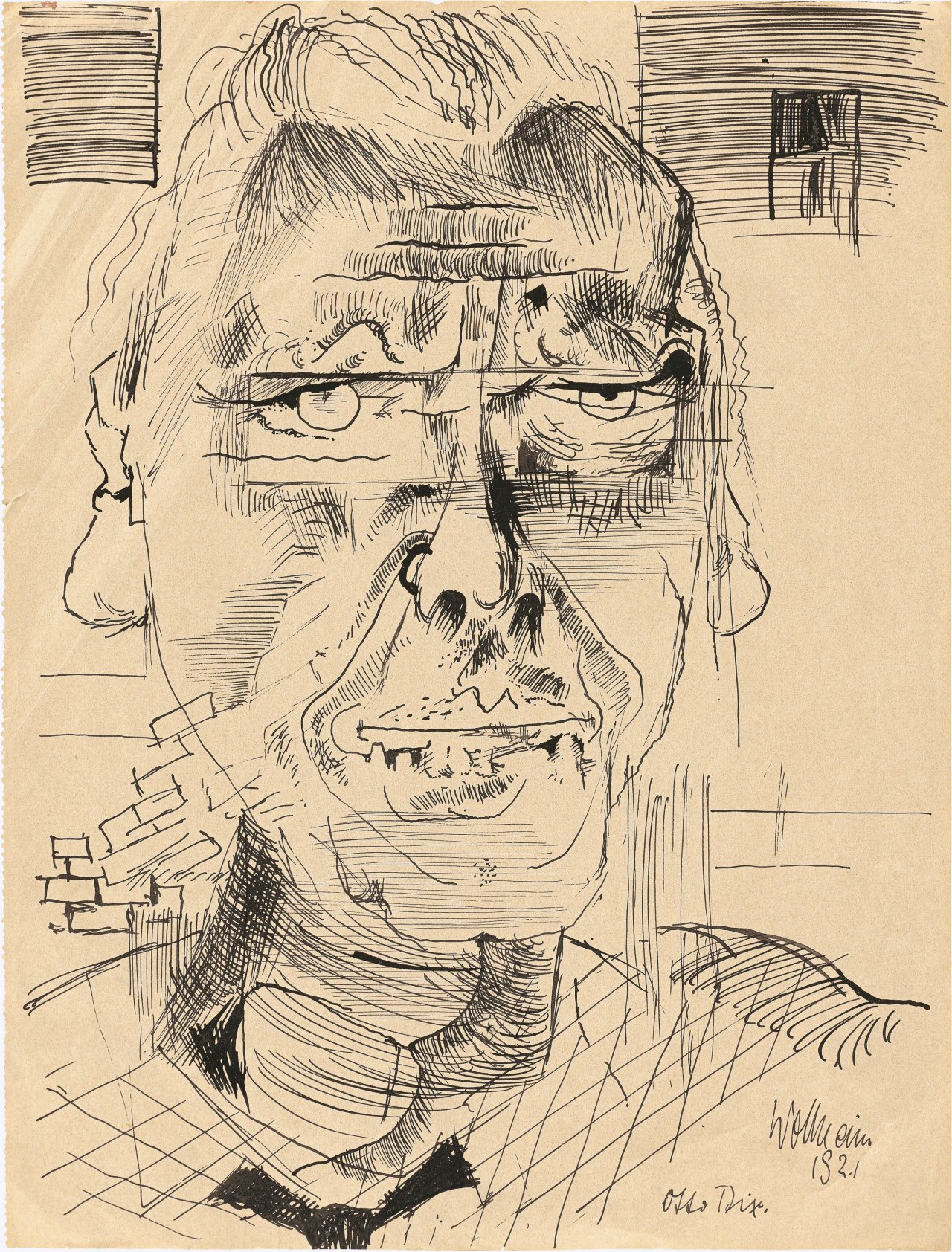 Catalog image of „Otto Dix“. 1921
