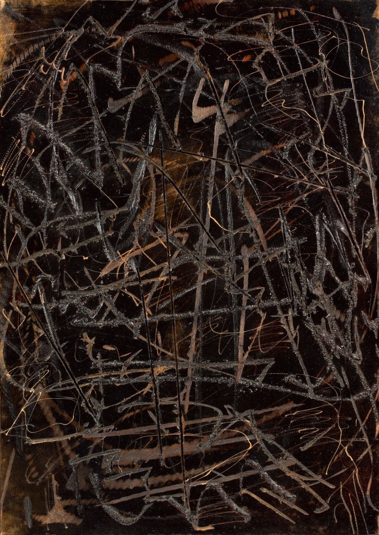 Auf diesem Bild ist das folgende Kunstwerk zu sehen: Imi Knoebel. Ohne Titel. 1990.