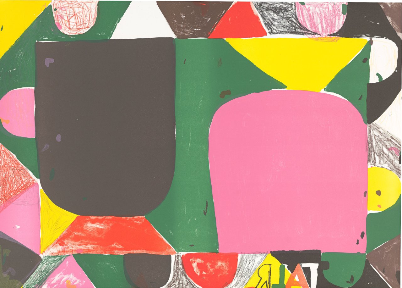 Auf diesem Bild ist das folgende Kunstwerk zu sehen:  Tal R (d.i. Tal Rosenzweig). „Ohne Titel“. 2006.