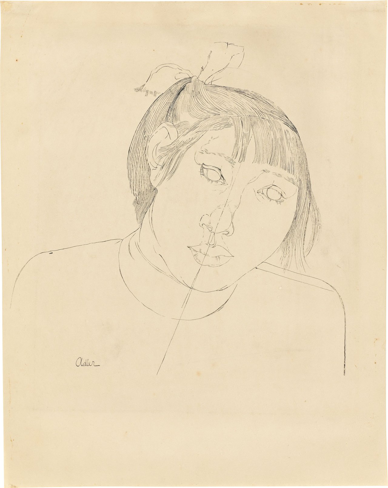Auf diesem Bild ist das folgende Kunstwerk zu sehen: Jankel Adler. Ohne Titel. Ende 1920er-Jahre.