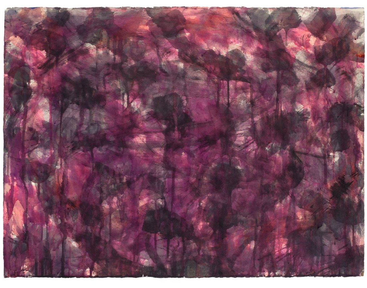 Auf diesem Bild ist das folgende Kunstwerk zu sehen: Norman Bluhm. Ohne Titel. 1956.