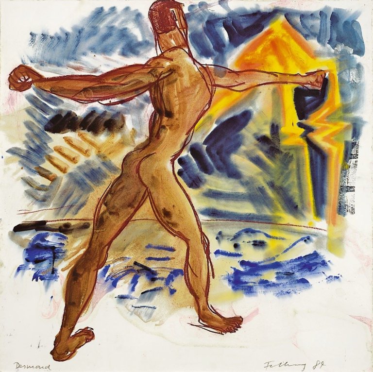 Auf diesem Bild ist das folgende Kunstwerk zu sehen: Rainer Fetting. „Desmond“. 1984.