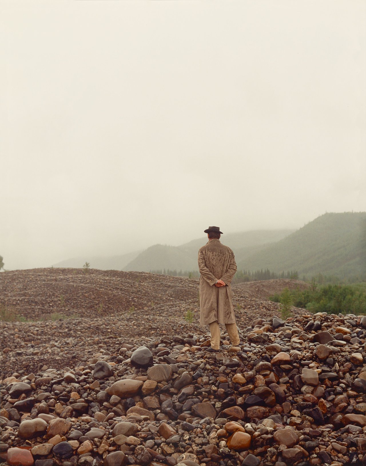 Auf diesem Bild ist das folgende Kunstwerk zu sehen: Albrecht Fuchs. „Martin Kippenberger in Dawson City“. 1995.