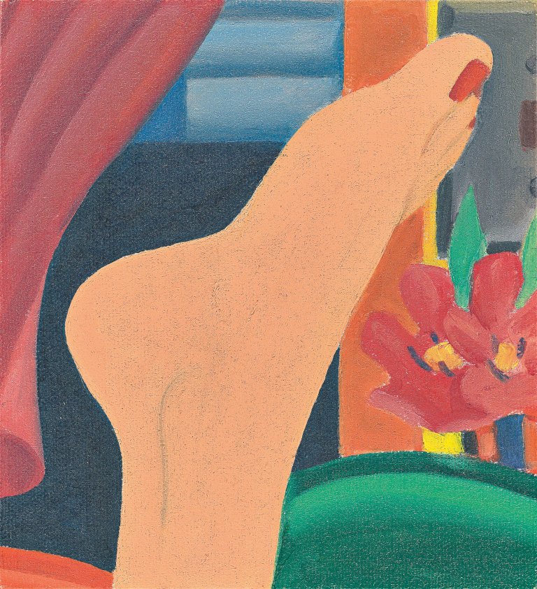 Auf diesem Bild ist das folgende Kunstwerk zu sehen: Tom Wesselmann. „Study for Bedroom Foot (For Bedroom Portfolio)“. 1979.