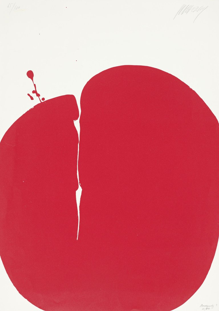 Auf diesem Bild ist das folgende Kunstwerk zu sehen: Markus Prachensky. Ohne Titel.