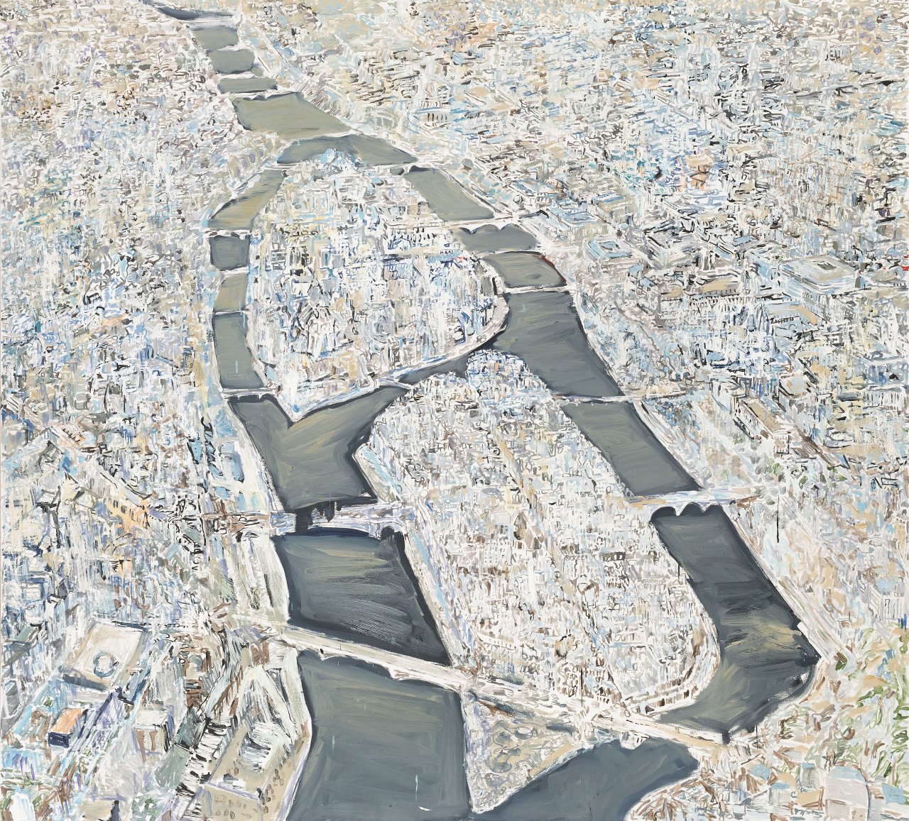 Auf diesem Bild ist das folgende Kunstwerk zu sehen: Thomas Hartmann. „Île de Saint-Louis“. 2007.