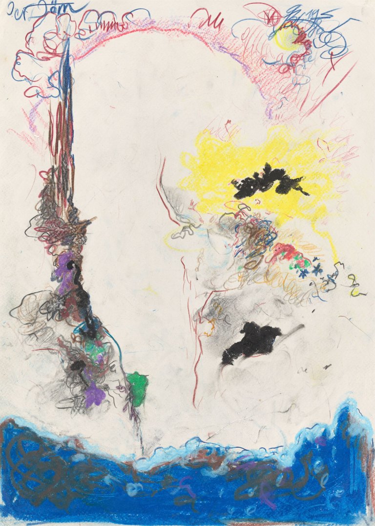 Auf diesem Bild ist das folgende Kunstwerk zu sehen: Günter Brus. „Der Dörn“. 1980.