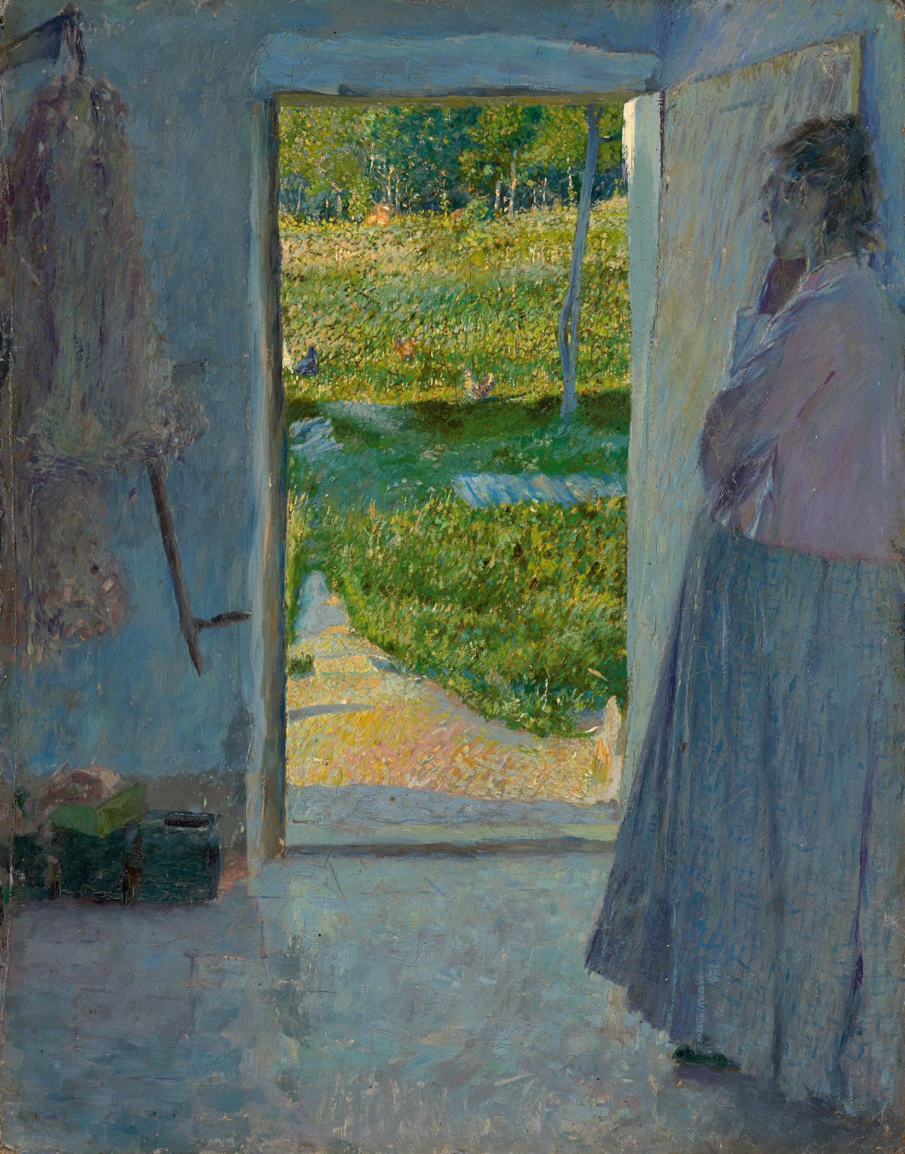 Catalog image of Ausblick in einen Sommergarten. (Vor) 1894