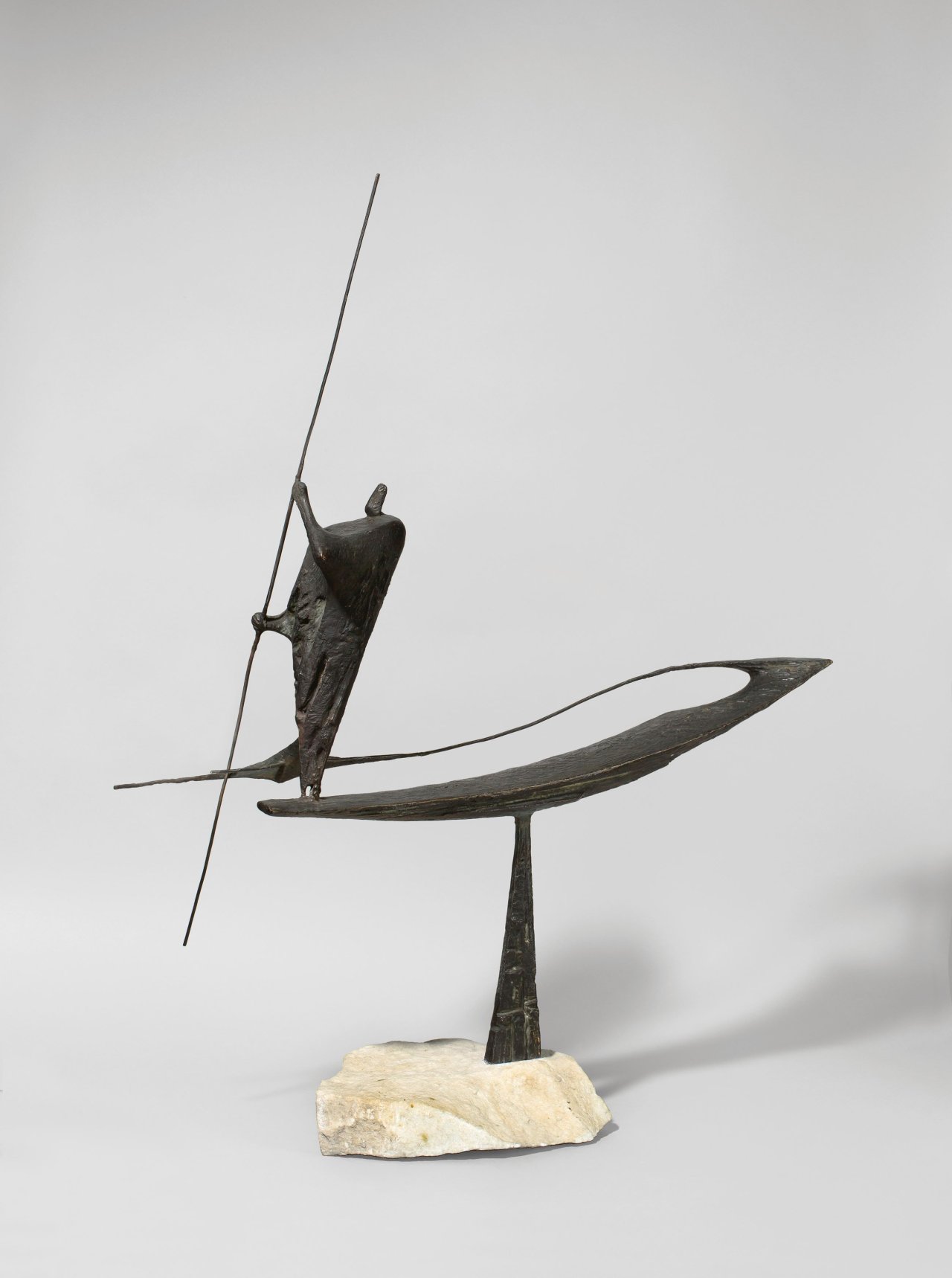 Auf diesem Bild ist das folgende Kunstwerk zu sehen: Bernhard Heiliger. „Kleiner Fährmann, zweite Fassung“. 1956/59.