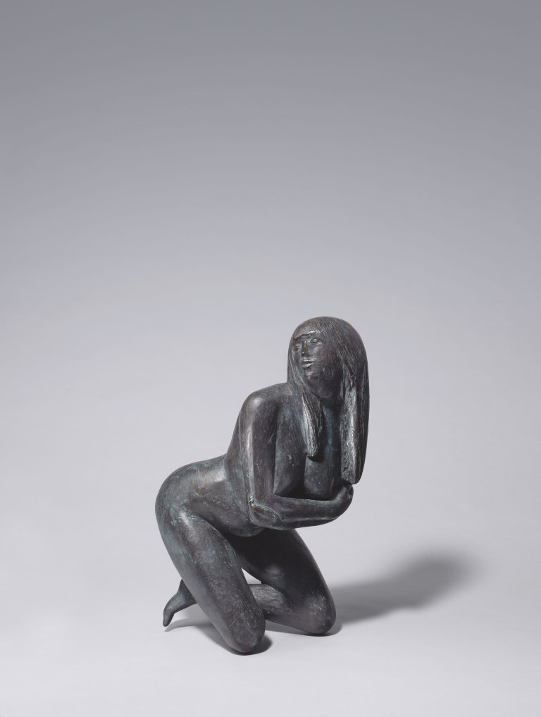 Auf diesem Bild ist das folgende Kunstwerk zu sehen: Waldemar Grzimek. „Kauernde“. 1958.