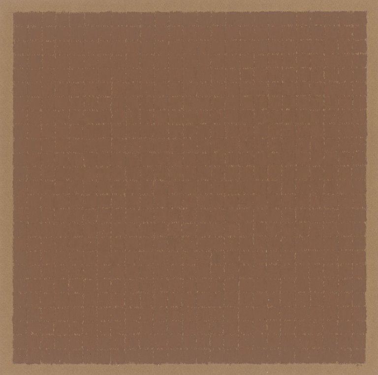 Auf diesem Bild ist das folgende Kunstwerk zu sehen: Joseph Marioni. „PAINTED DRAWING #44“. 1976.