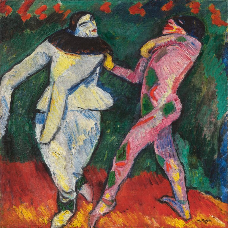 Auf diesem Bild ist das folgende Kunstwerk zu sehen: Max Pechstein. „Russisches Ballett“. 1909.