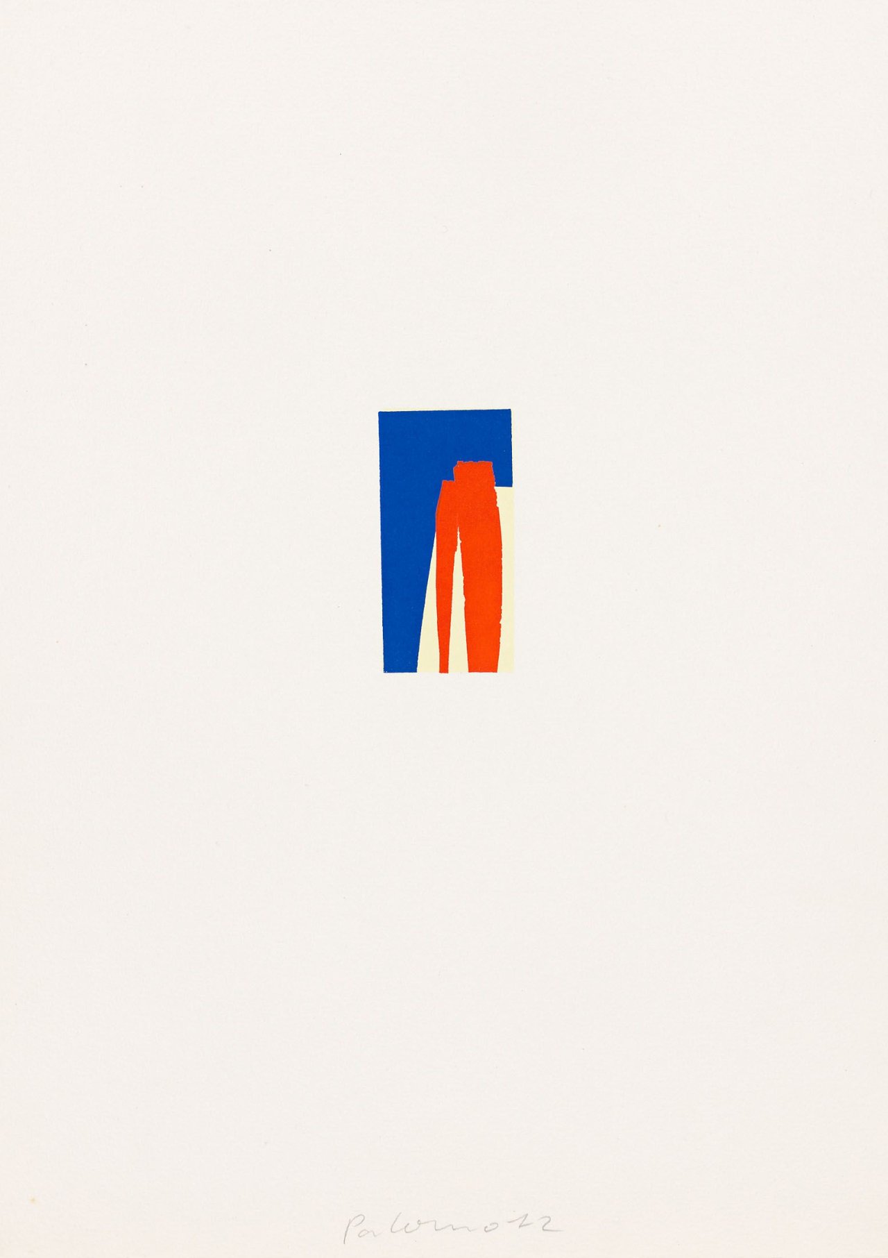 Auf diesem Bild ist das folgende Kunstwerk zu sehen: Blinky Palermo. „Miniatur“. 1972.