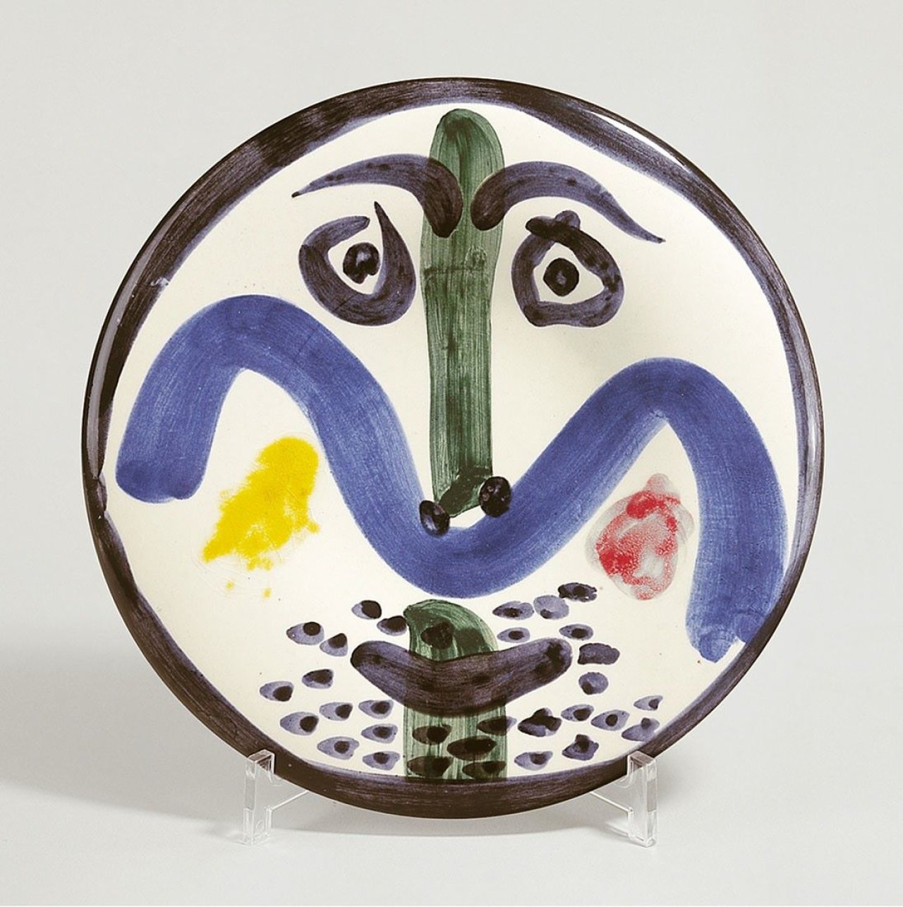 Auf diesem Bild ist das folgende Kunstwerk zu sehen: Pablo Picasso. „Face No. 130“. 1963.
