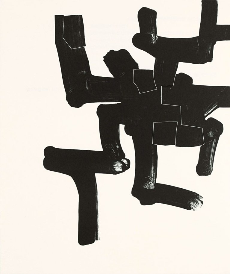 This picture shows the following artwork: Eduardo Chillida. „Meditation in Kastilien“. 1968.