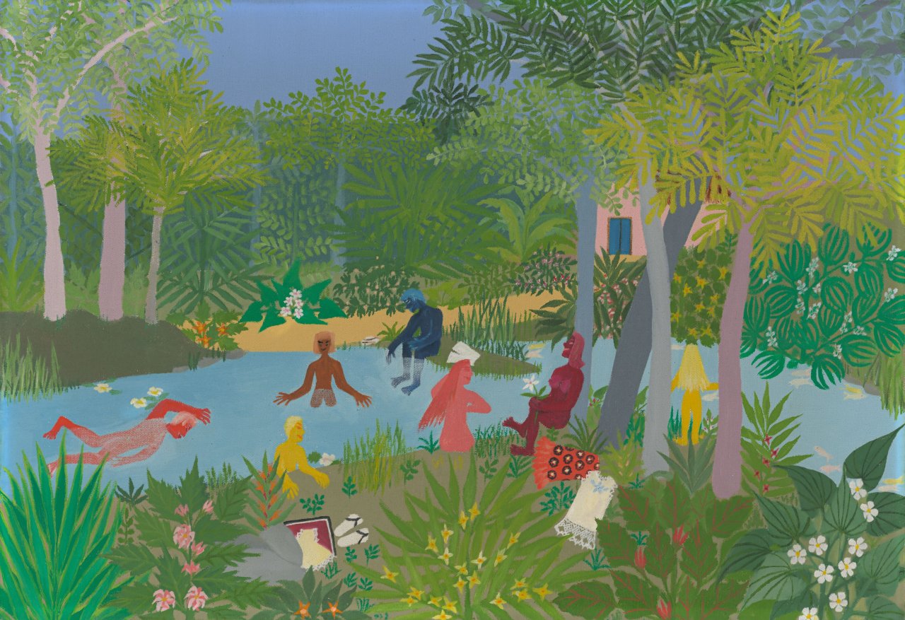 Auf diesem Bild ist das folgende Kunstwerk zu sehen: Elisa Martins da Silveira. Banho de rio. 1974.
