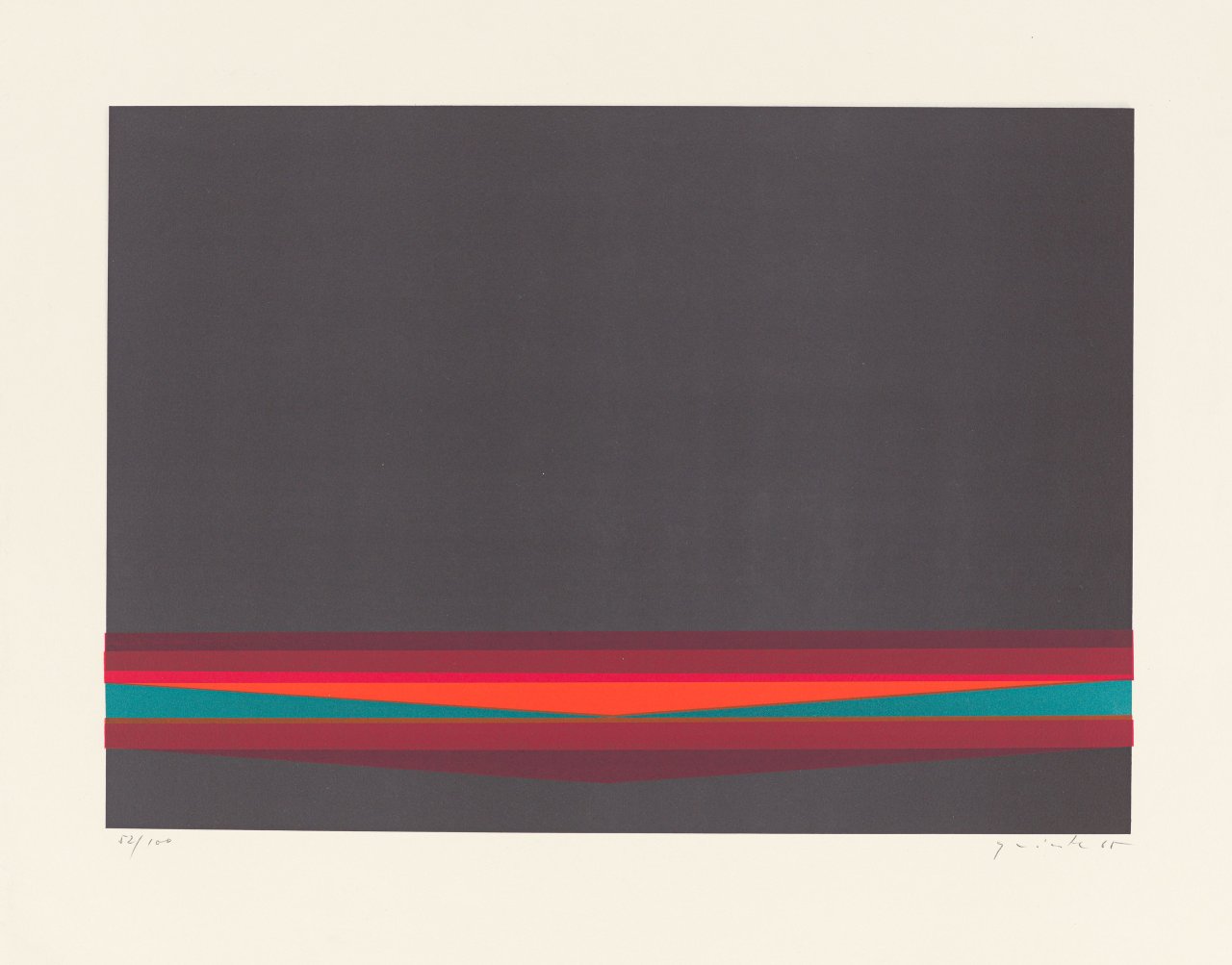 Auf diesem Bild ist das folgende Kunstwerk zu sehen: Lothar Quinte. Ohne Titel. 1965.