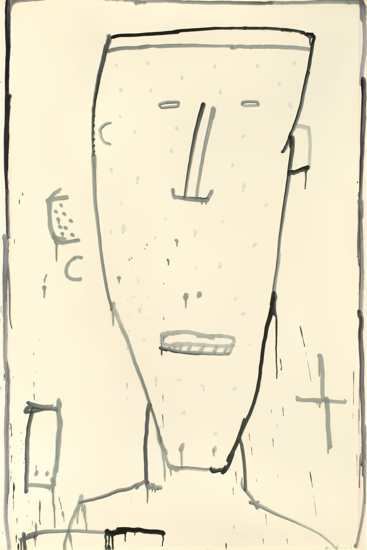 Auf diesem Bild ist das folgende Kunstwerk zu sehen: James HD Brown. Ohne Titel. 1985.