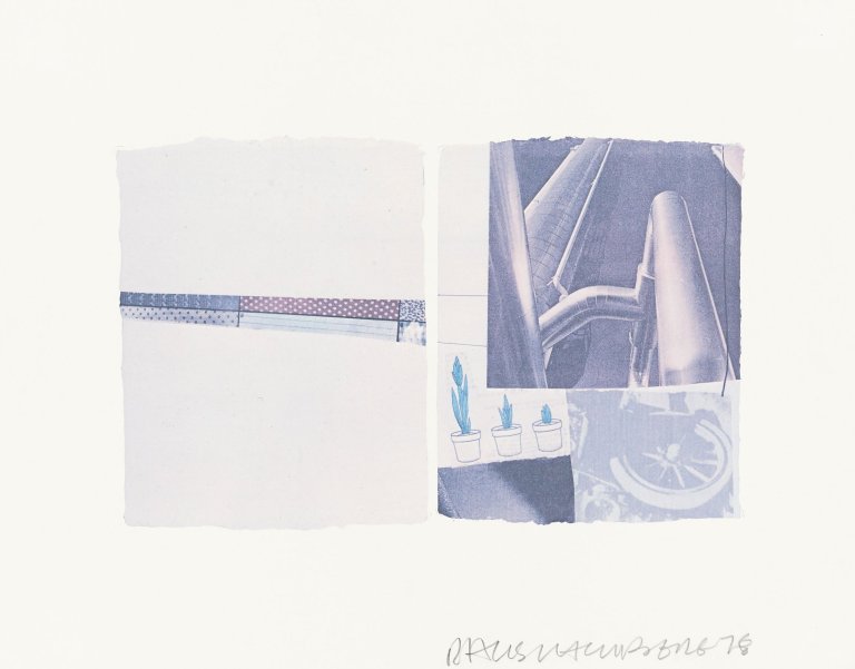 Auf diesem Bild ist das folgende Kunstwerk zu sehen: Robert Rauschenberg. „Pipeline“. 1978.
