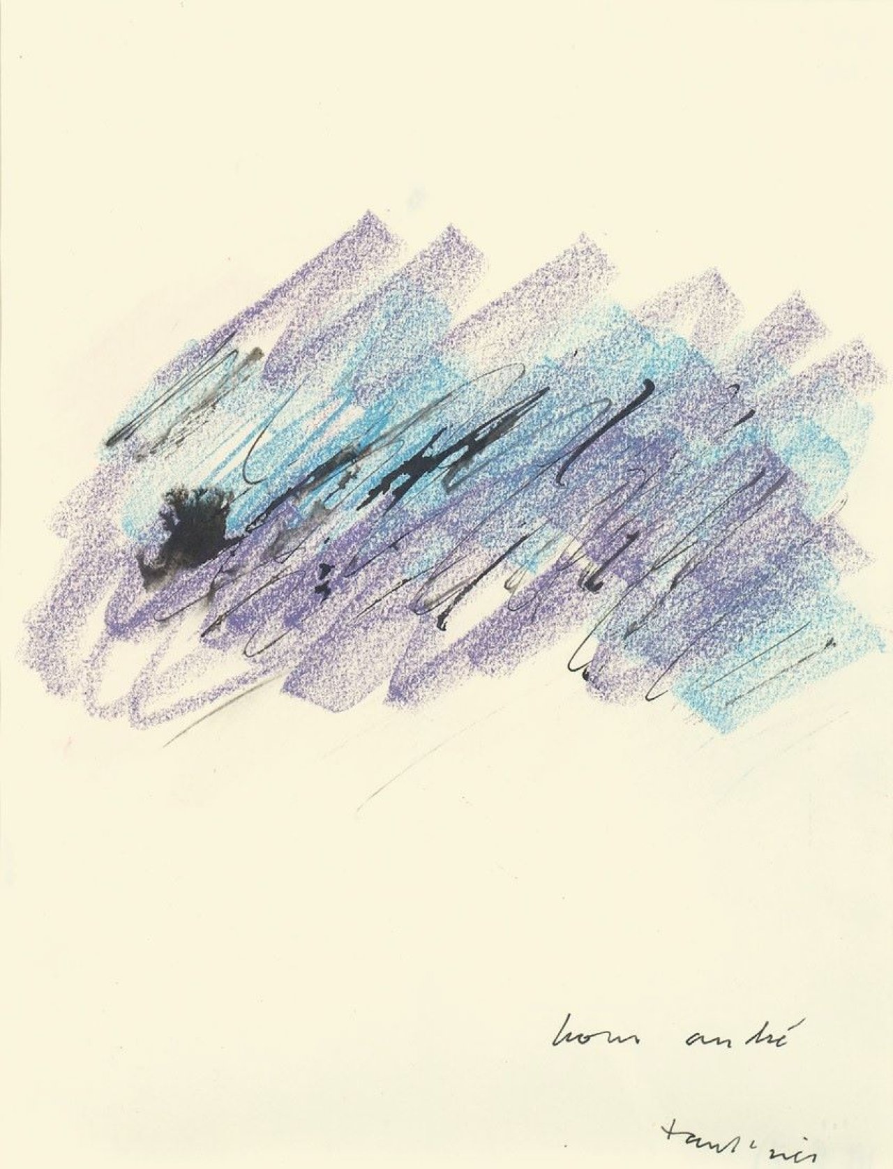 This picture shows the following artwork: Jean Fautrier. Untitled.
