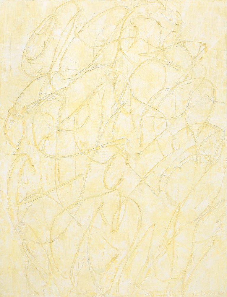 Auf diesem Bild ist das folgende Kunstwerk zu sehen: László Lakner. „o.T.“. 1995-99.