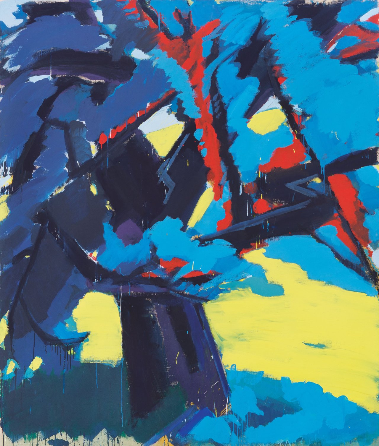Auf diesem Bild ist das folgende Kunstwerk zu sehen: Bernd Zimmer. „Apfelbaum VIII“. 1979.