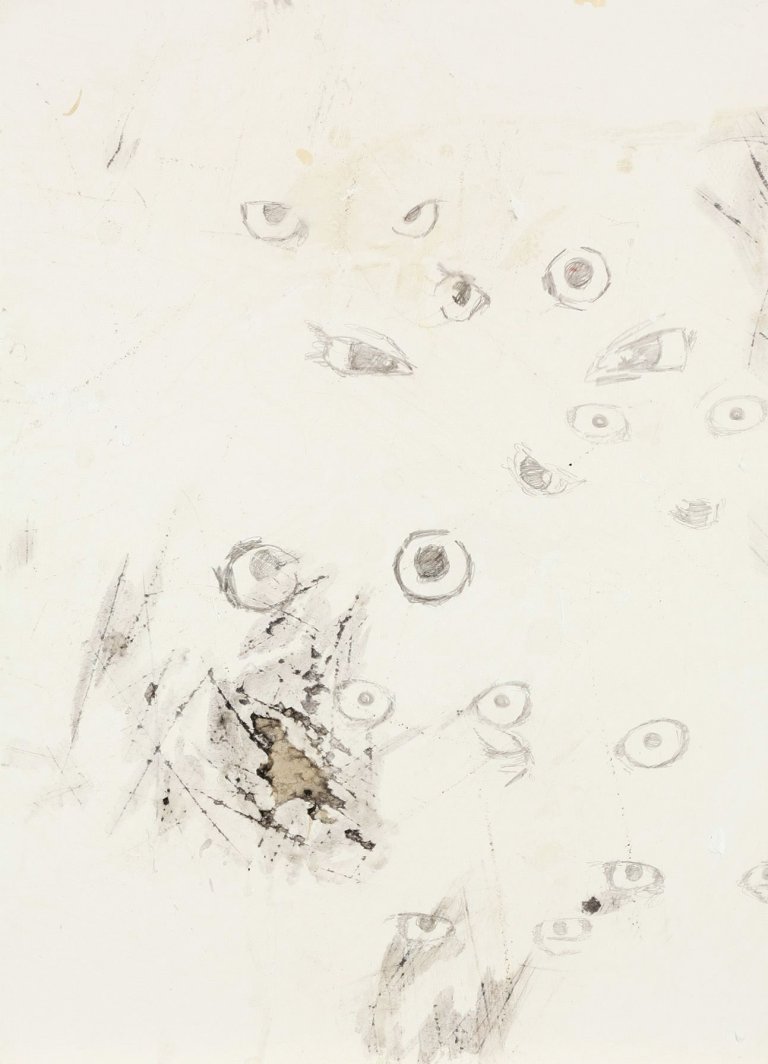 Auf diesem Bild ist das folgende Kunstwerk zu sehen: David Ostrowski. Und ihre Augen schauten Gott. 2009.