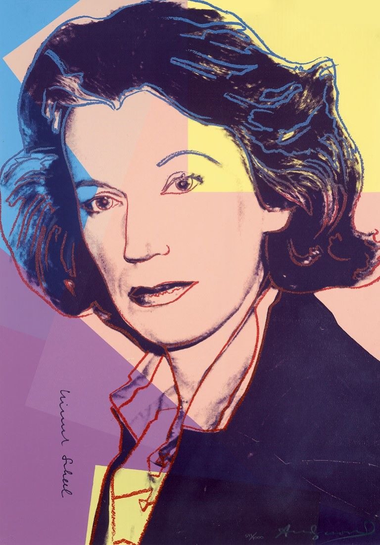 This picture shows the following artwork: Andy Warhol. „Mildred Scheel“. 1980.