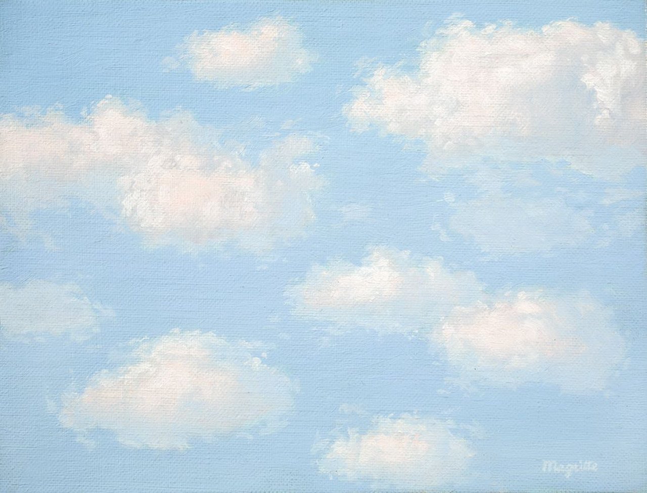Auf diesem Bild ist das folgende Kunstwerk zu sehen: René Magritte. „La malédiction“. 1963.