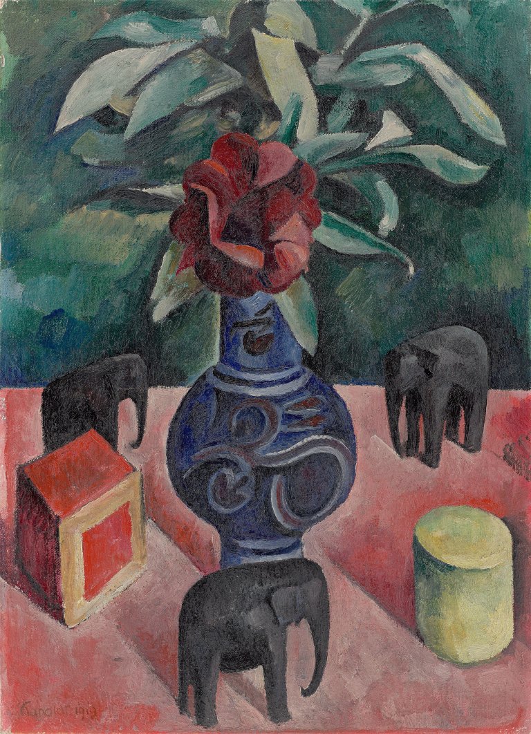 Auf diesem Bild ist das folgende Kunstwerk zu sehen: Alexander Kanoldt. „Stilleben VIII“. 1919.