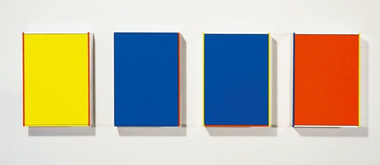 Auf diesem Bild ist das folgende Kunstwerk zu sehen: Imi Knoebel. „DIN II A1-A4“. 1994.