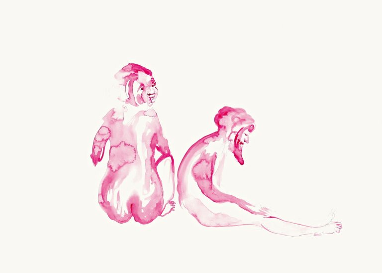 Auf diesem Bild ist das folgende Kunstwerk zu sehen: Paloma Varga Weisz. „Couple study“. 2003.