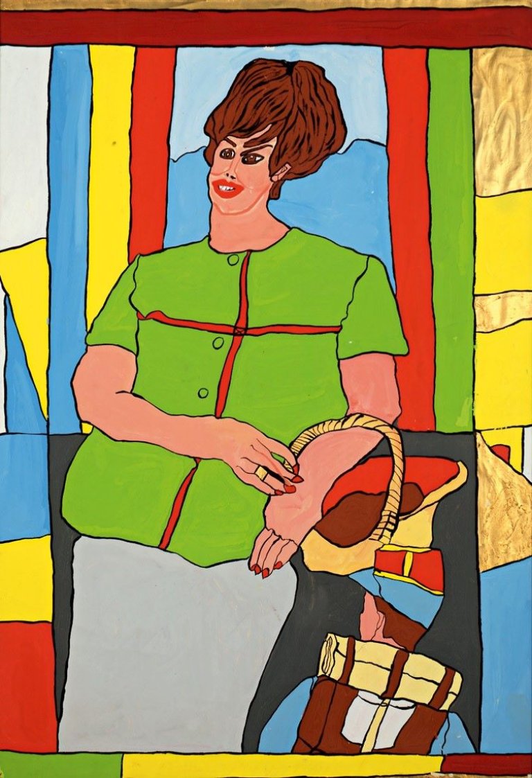 Auf diesem Bild ist das folgende Kunstwerk zu sehen: Josef Wittlich. Ohne Titel. Um 1970.