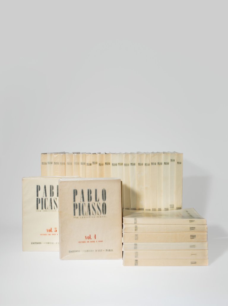 Auf diesem Bild ist das folgende Kunstwerk zu sehen:  Mappenwerk. Christian Zervos: Pablo Picasso.