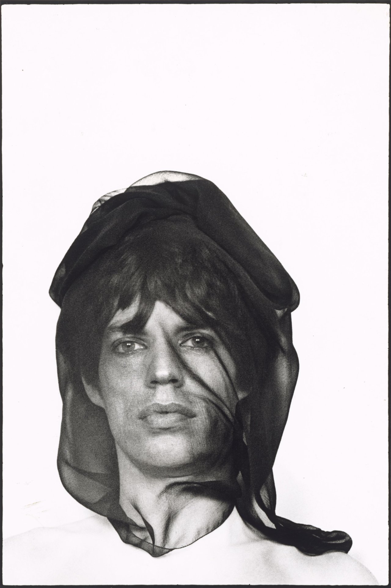 Auf diesem Bild ist das folgende Kunstwerk zu sehen: David Bailey. Mick Jagger. 1974.