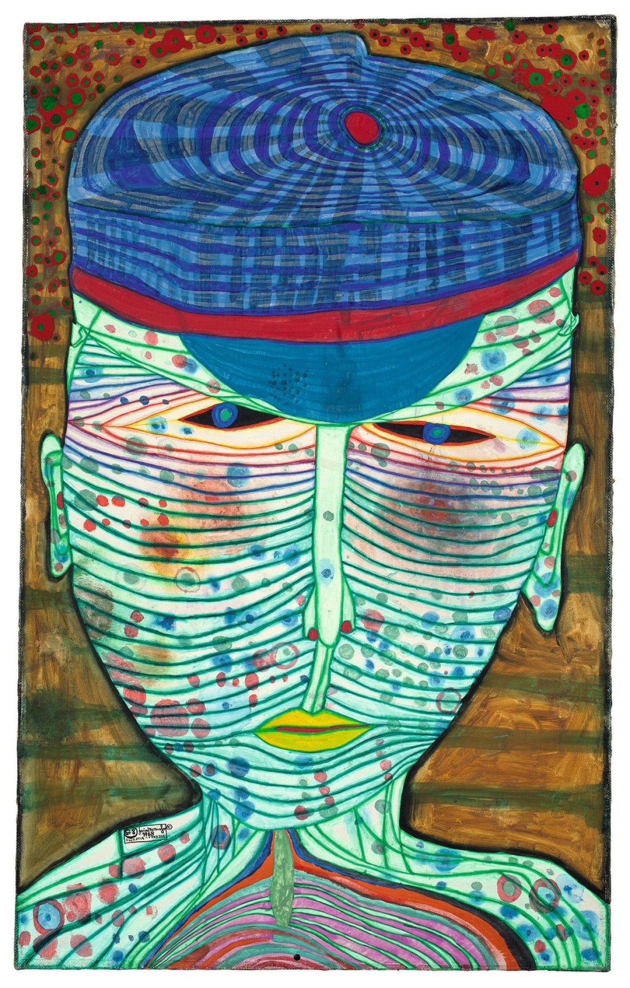 This picture shows the following artwork: Friedensreich Hundertwasser. „The Sailor“. 1968.