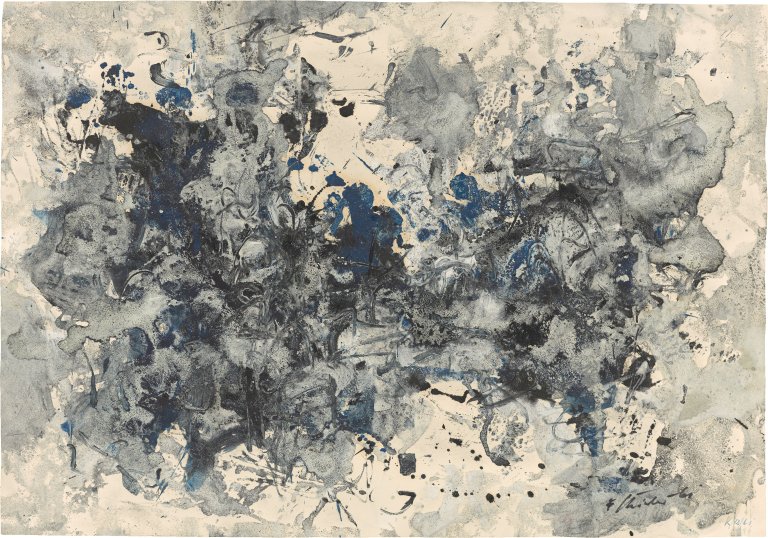 Auf diesem Bild ist das folgende Kunstwerk zu sehen: Fred Thieler. „K12/61“. 1961.