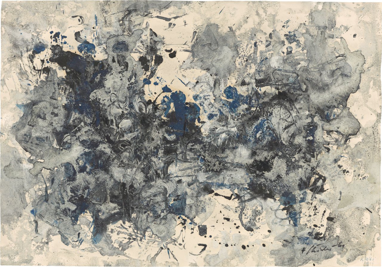 Auf diesem Bild ist das folgende Kunstwerk zu sehen: Fred Thieler. „K12/61“. 1961.